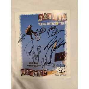 Bmx 2003 Quest Vertical Destination Tour Autograph Magazine Brochure